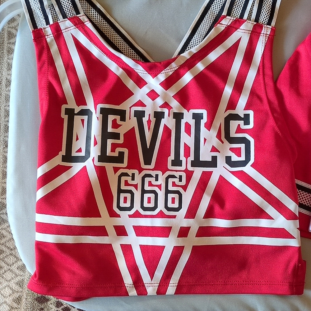 🔥Dolls Kill Devil Cheerleader Costume🔥LAST CHANCE